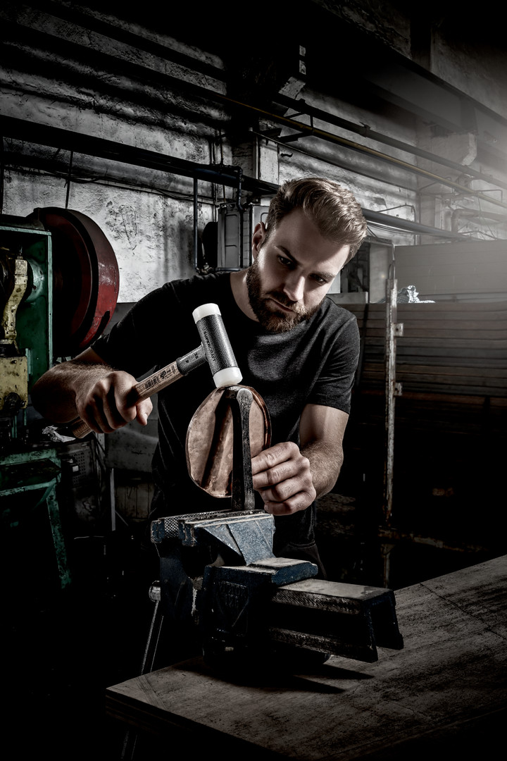SUPERCRAFT-Schonhammer, mit schwingungsdämpfendem, ergonomisch geformtem und lackiertem Hickorystiel | D=20 mm | 3366.020 Młotek SUPERCRAFT z miękkim obuchem, z tłumiącym drgania, ergonomicznie ukształtowanym i lakierowanym trzonkiem hikorowym | D=80 mm | 3366.080