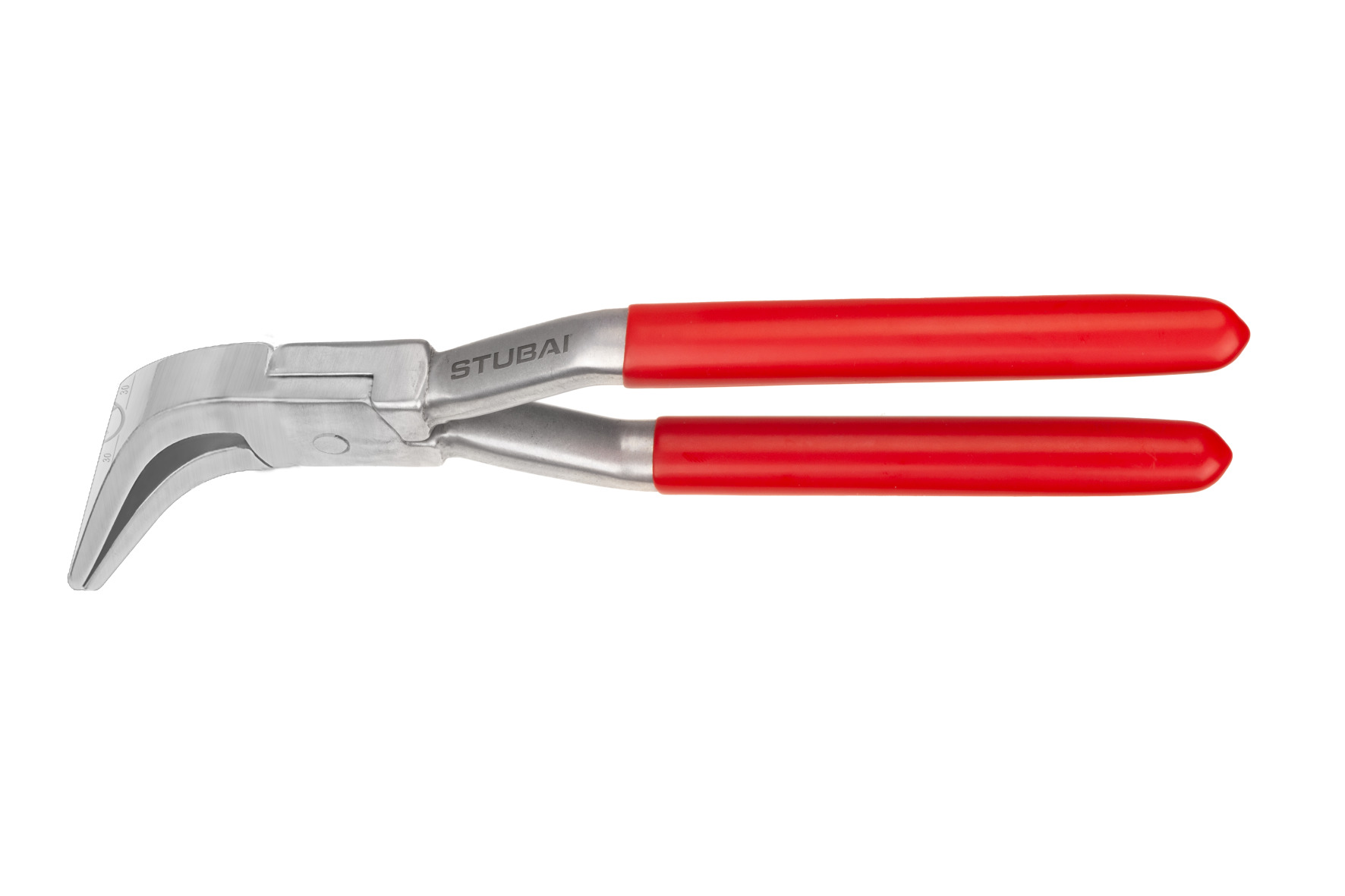 STUBAI Falzzange aus Aluminium 45° gebogen 282171 Abkantzange Biegezange Zange