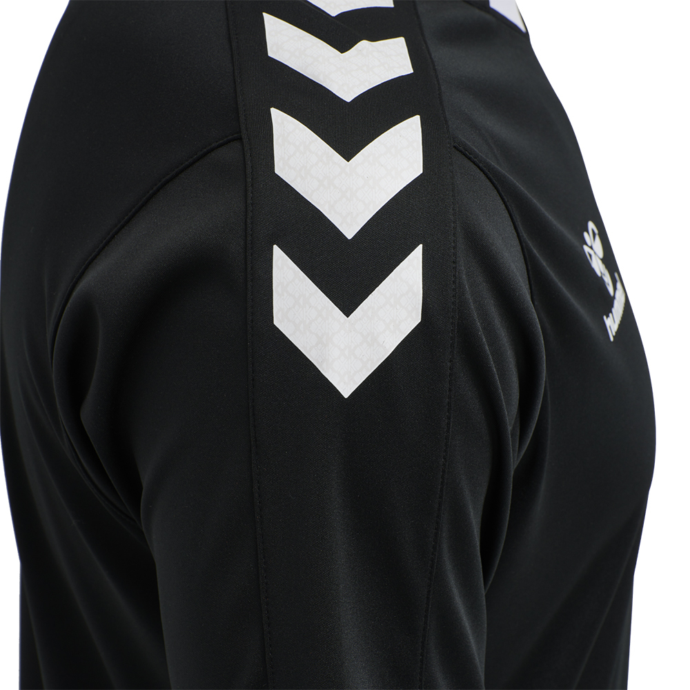 HUMMEL Herren Trikot Poly Jersey TShirt Schwarz Gr. L mit Werbelogos Nummer 11