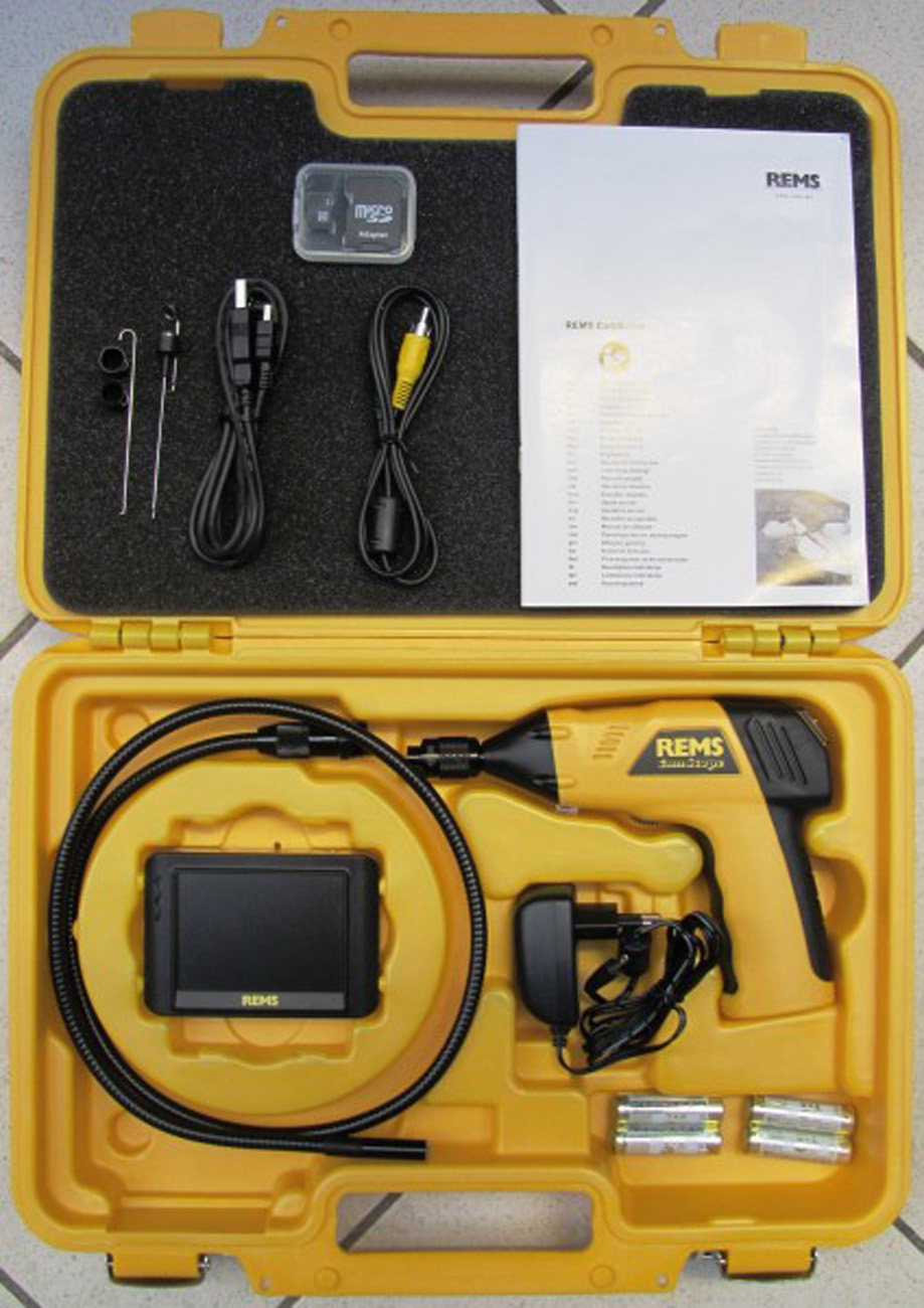 REMS CamScope Nr. 175111 Cam Scope Set 9-1 Kamera Endoskop Rohrreinigung Kanal