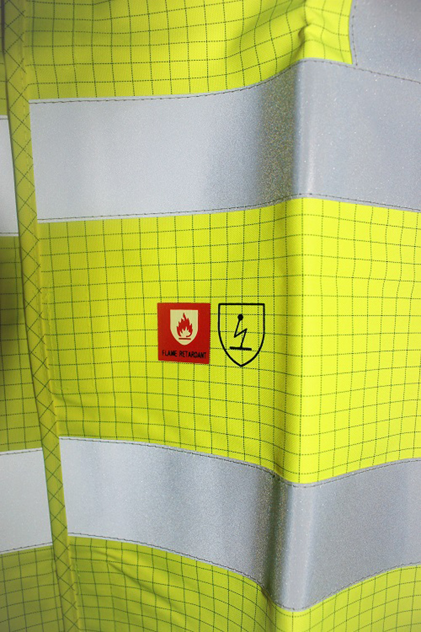 SIOEN Warnschutzweste Warnweste leuchtgelb flammhemmend antistatisch Auto