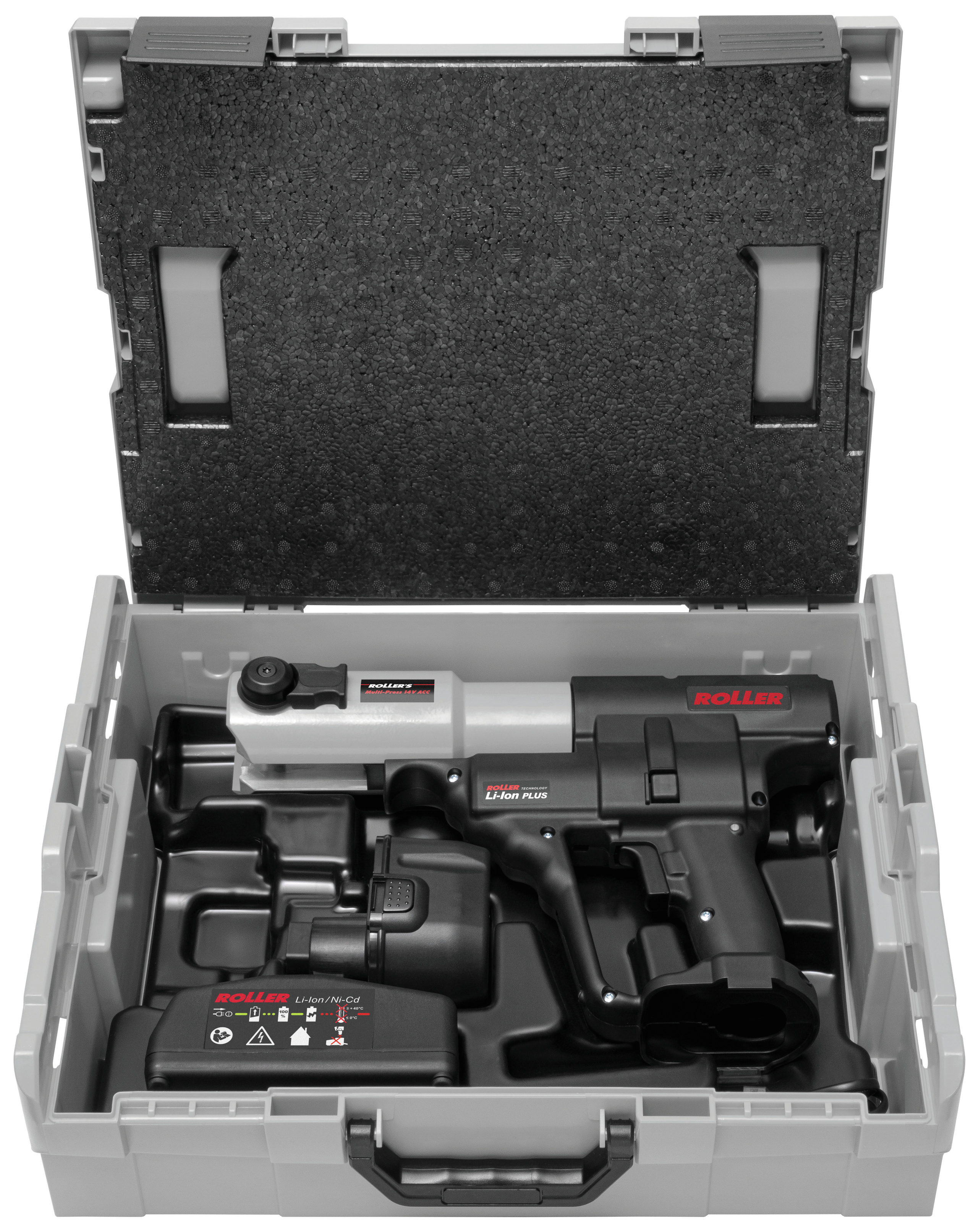 REMS Pressmaschine Akku-Press ACC Li-Ion Nr. 571019 L-BOXX Sanitär Radialpresse