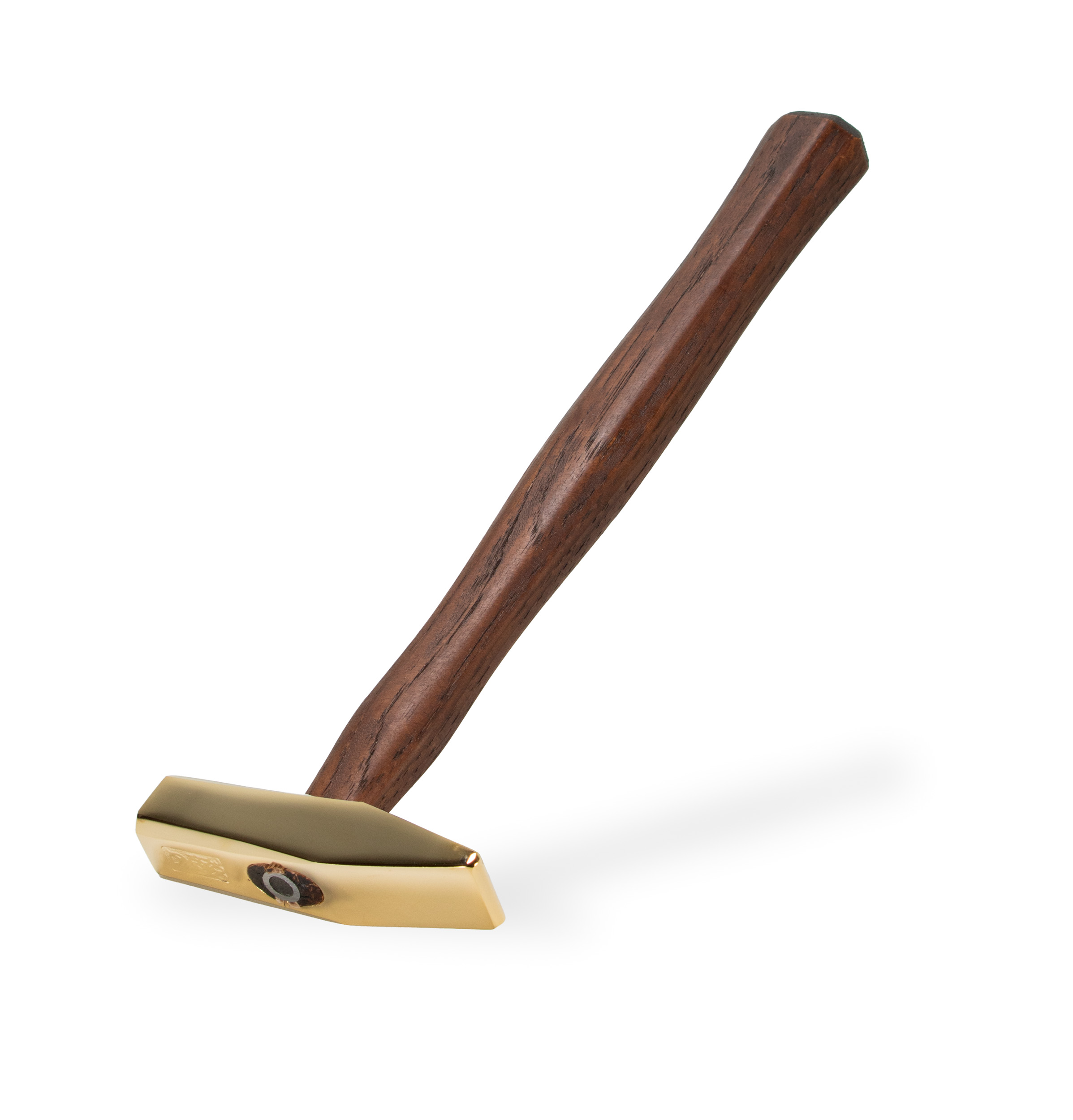 PICARD Schlosserhammer 300g gold Dachdecker Hammer Geschenk vergoldet