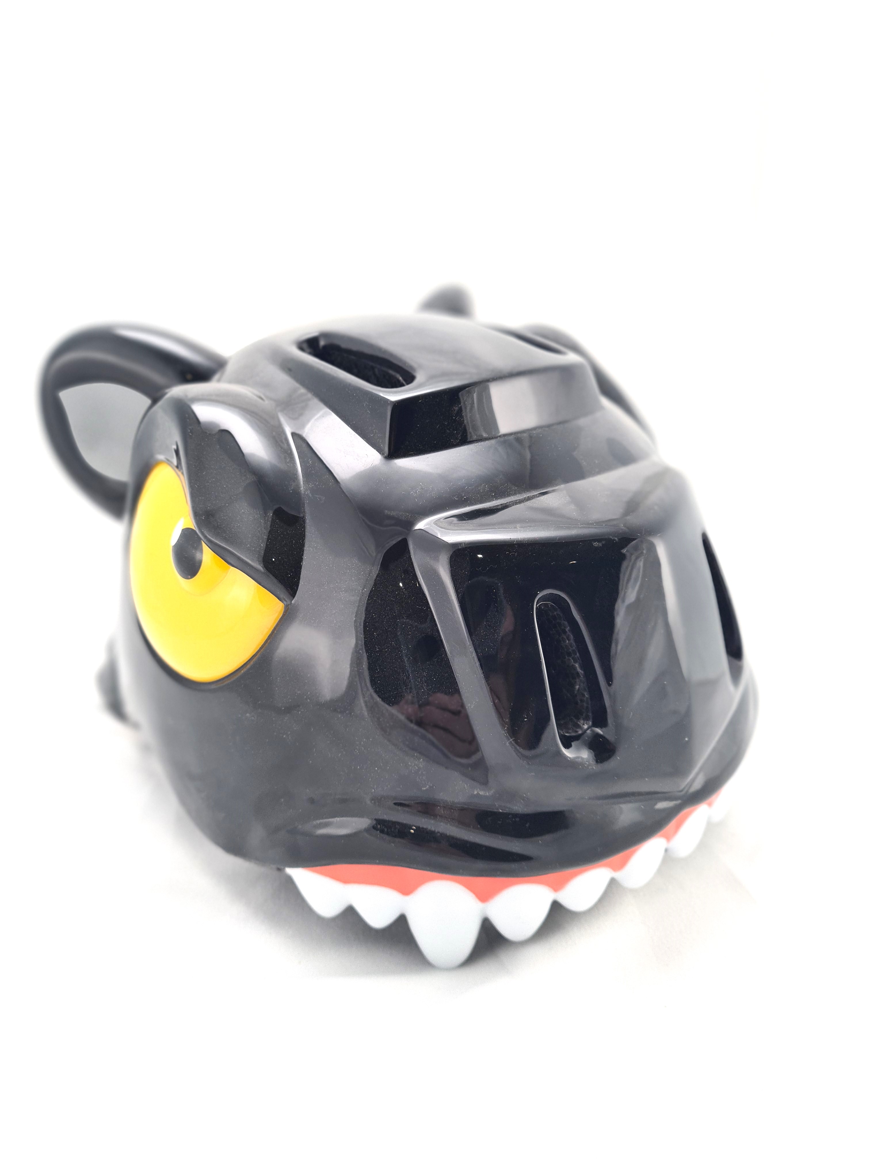 Safe & Sweet Kinder-Fahrradhelm 3D 49–55 cm Verstellbar Panther Design Robust