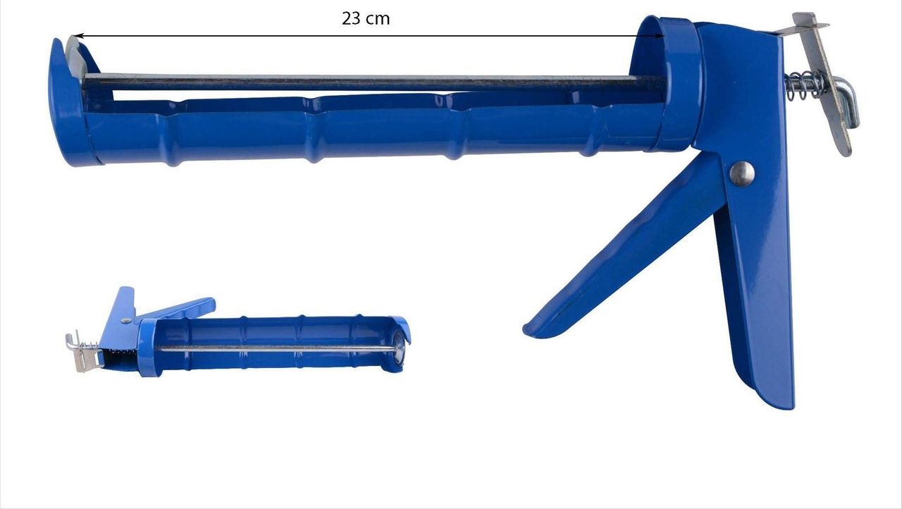 Pistolet na naboje PICARD Półotwarty Niebieski Aluminiowy Silikonowy Pistolet Szkieletowy