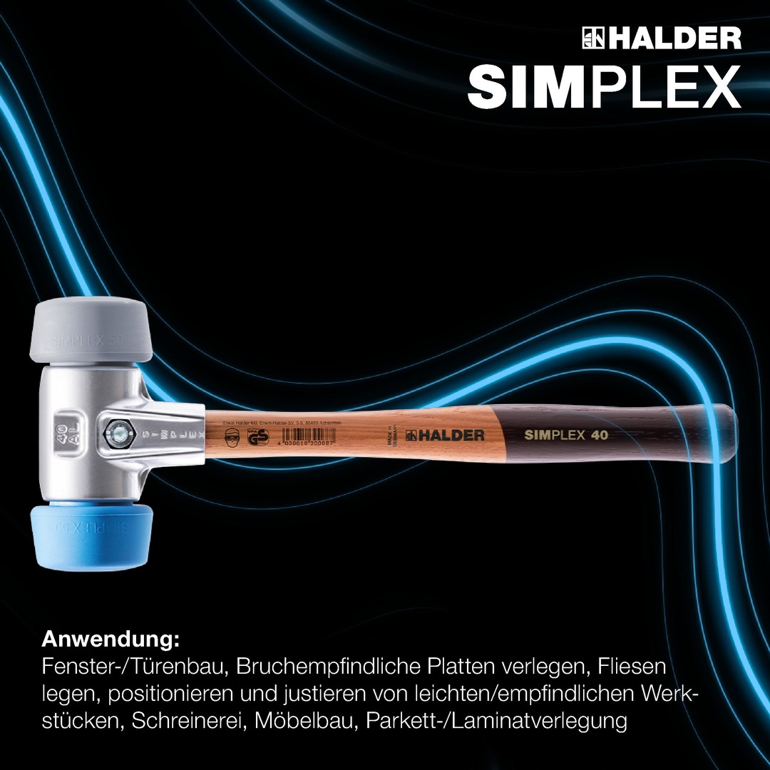 Aktionsbox Dreamteam Türen- & Fensterbau, SIMPLEX-Schonhammer 50:40, TPE-soft / TPE-mid und SECURAL plus-Schonhammer | 3113s003