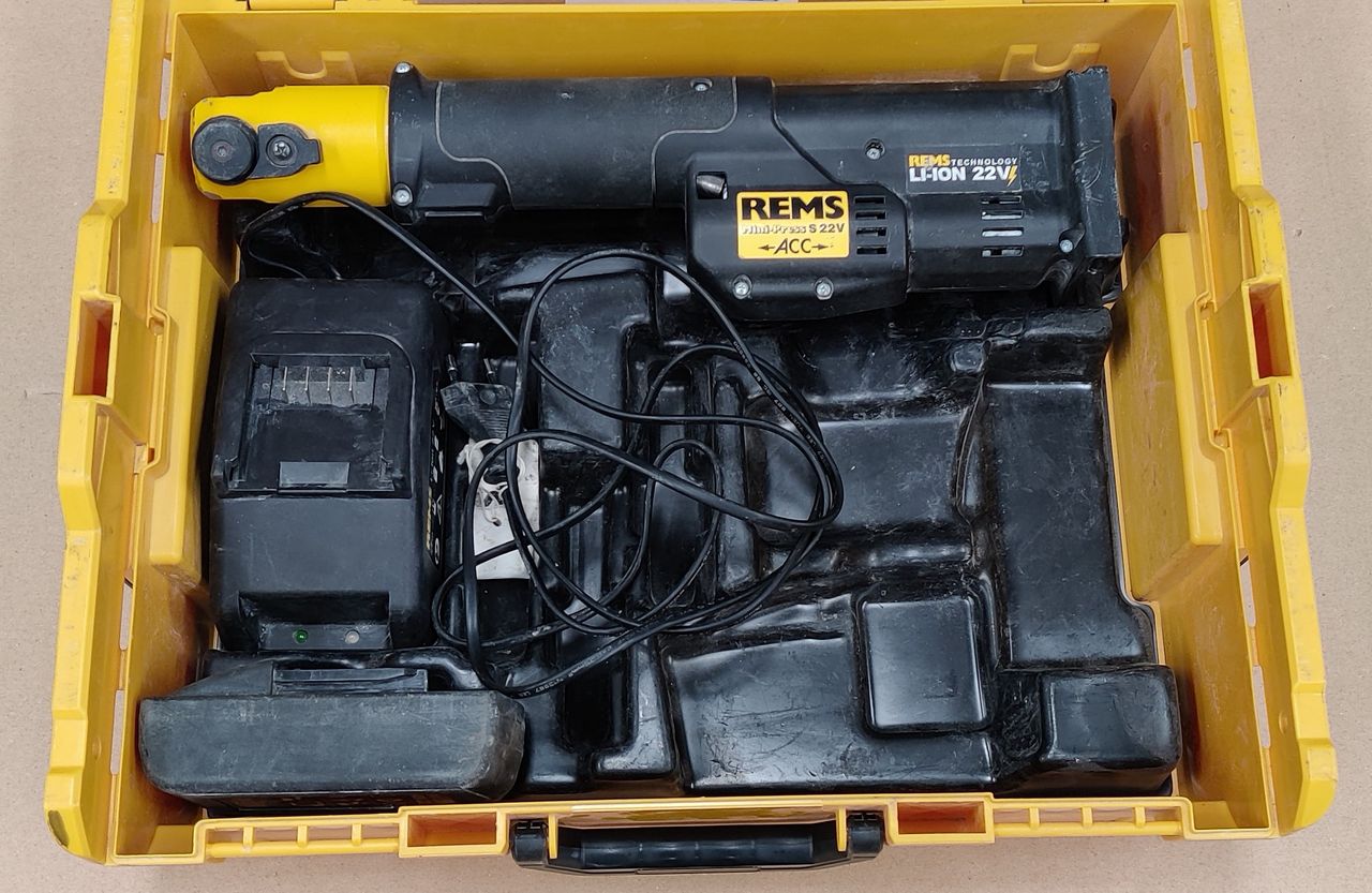 REMS Mini Press S 22V ACC L-BOXX Nr 578016 Pressmaschine Radialpresse Presszange