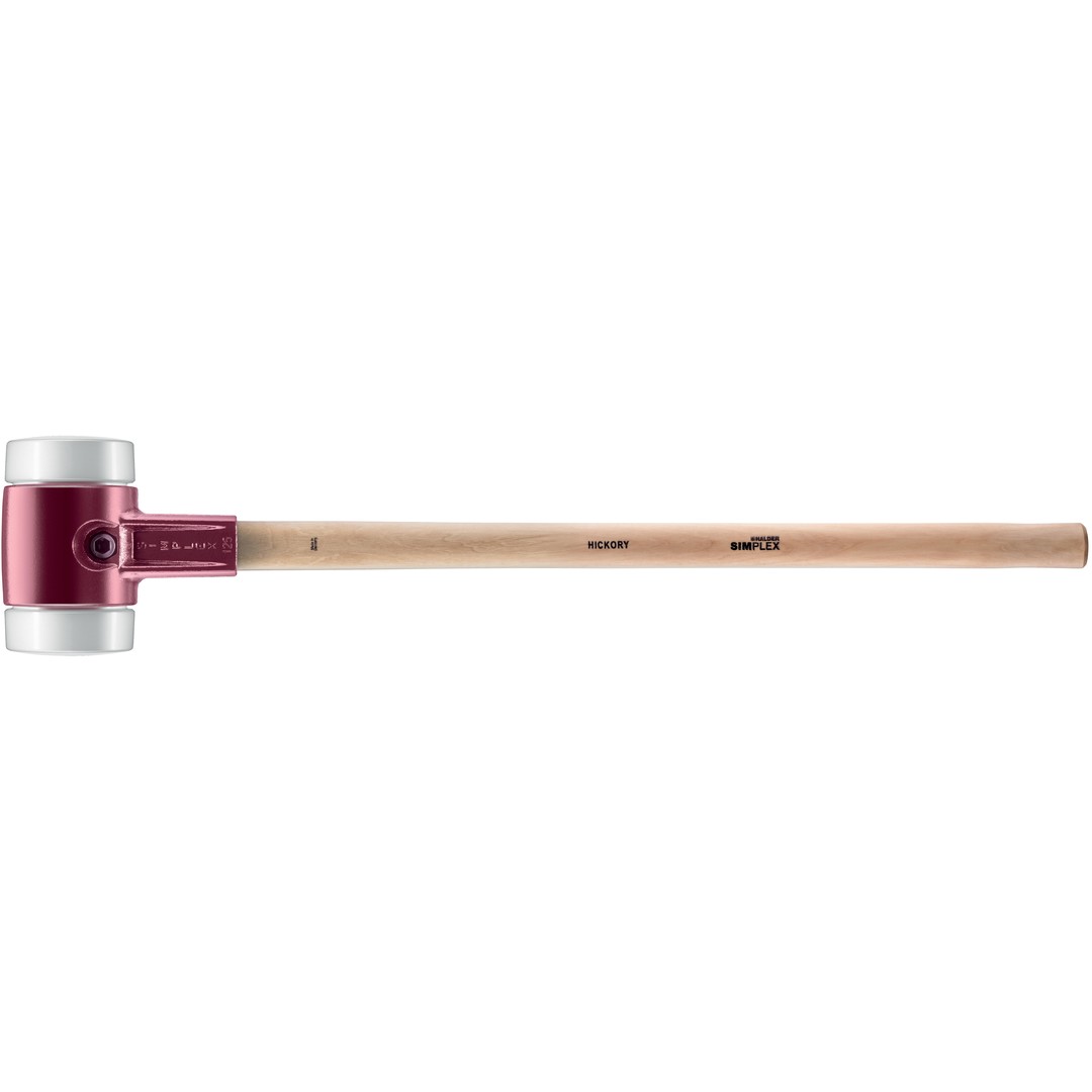 SIMPLEX-Vorschlaghammer, Superplastik; mit Tempergussgehäuse und Hickorystiel | D=125 mm | 3007.125