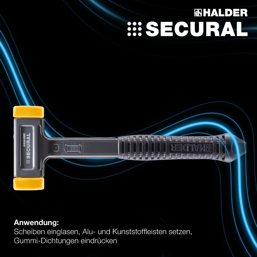 Secural SECURAL plus-Schonhammer, Kopf und Stiel bruchsicher aus einem Stück ...