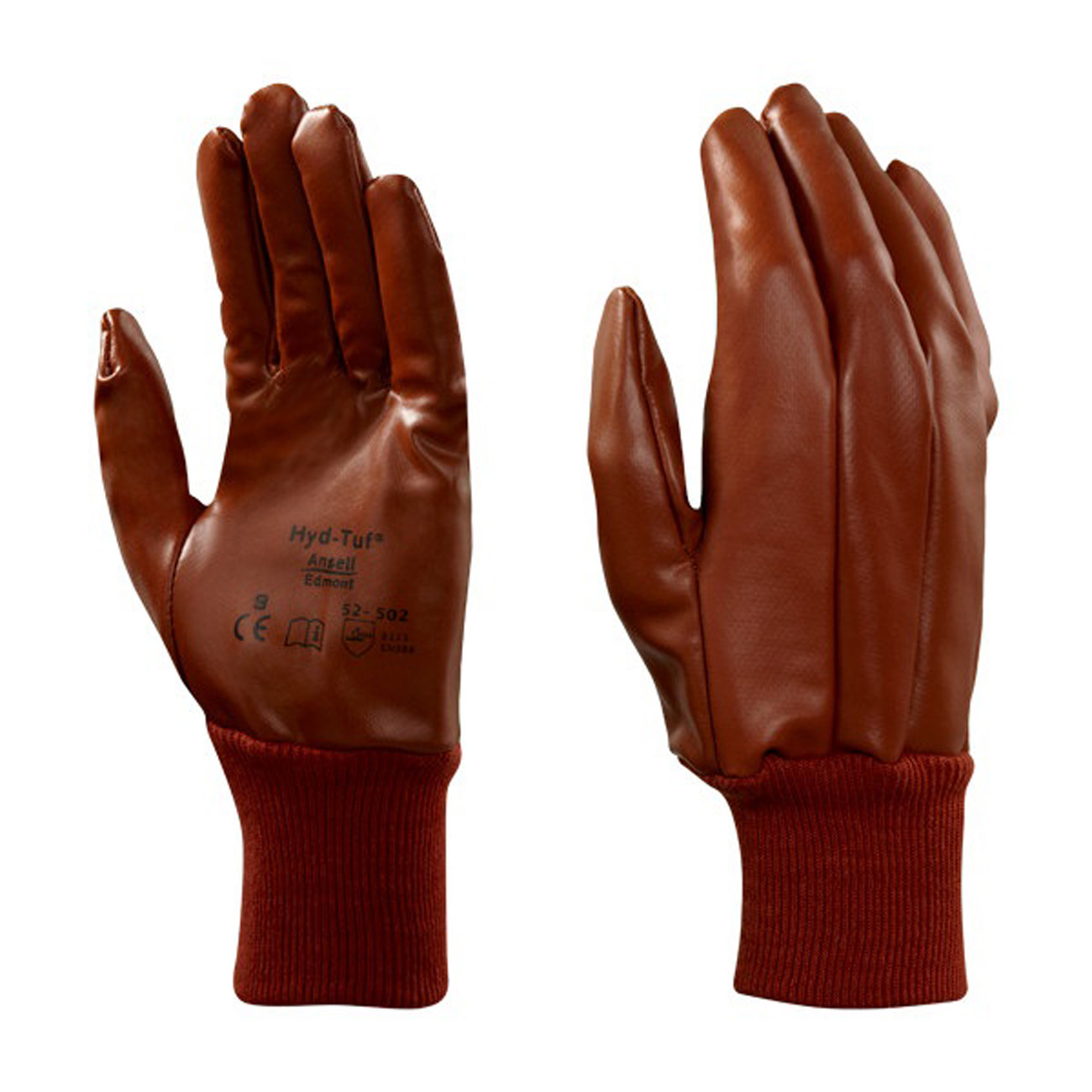 5 par rękawic roboczych ANSELL HYD TUF KNITWRIST 52-502 rozmiar 8