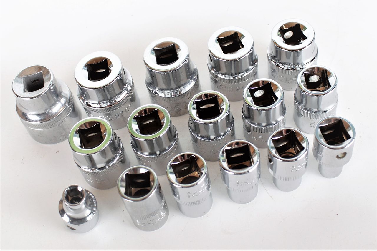 SALTUS Zestaw nasadek 1/2" 8-36 mm profesjonalnych CV 21 sztuk 5201
