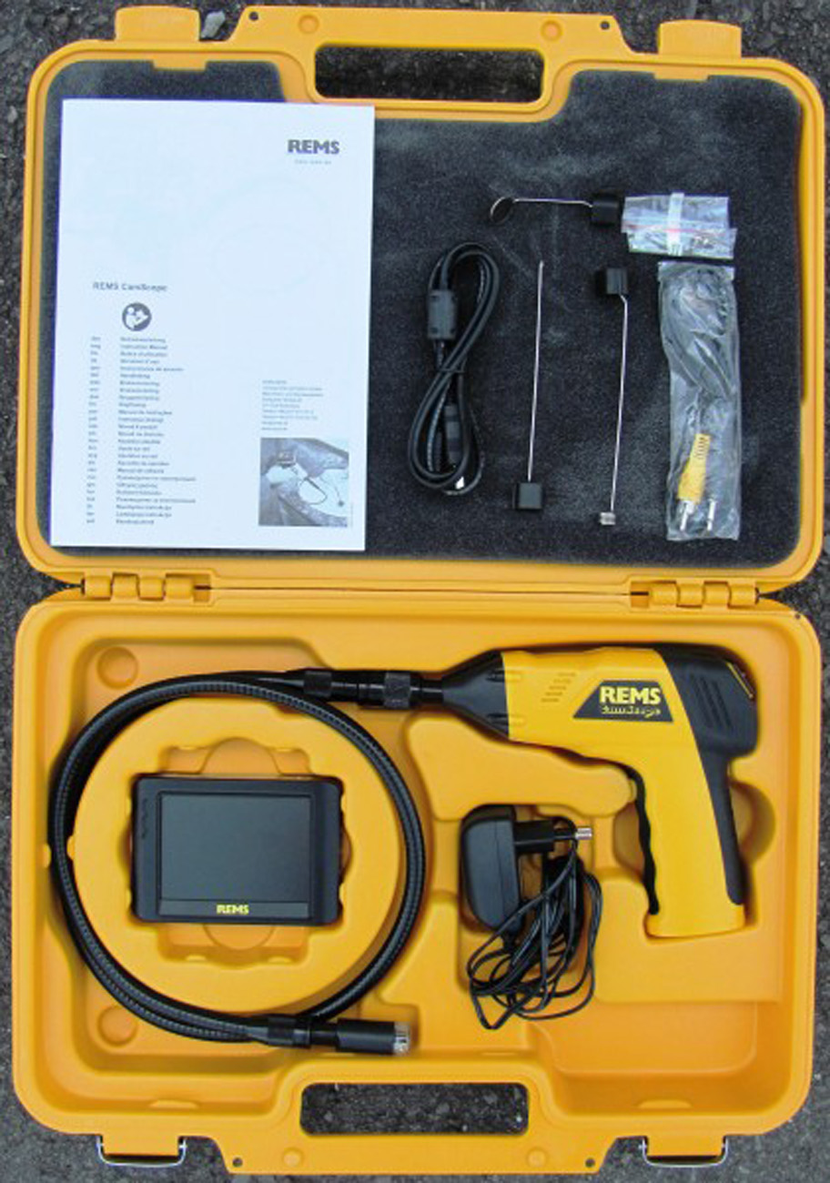 REMS CamScope Cam Scope Set 16-1 Kamera Endoskop Abfluss Nr. 175110 Rohrkamera