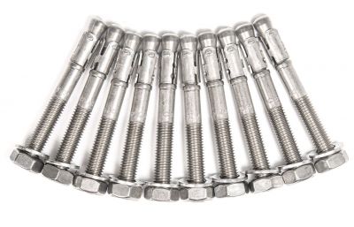 10 x Schwerlastdübel M10 Edelstahl A4 VA Bolzenanker Schwerlastanker ...